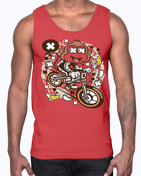 Monkey Downhill- monkey- Cotton Tank