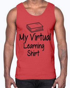 My Virtual Learning Shirt 554#- librarian- Cotton Tank