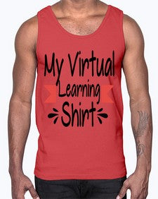 My Virtual Learning Shirt 555#- librarian- Cotton Tank