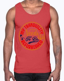 My tranquility needs to be refurbished 139#- chess- Cotton Tank