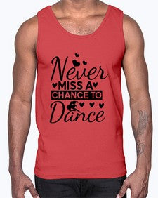 Never miss a chance to dance 170#- ballet- Cotton Tank