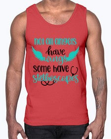 Not All Angels Have Style Style 1134#- nurse- Cotton Tank