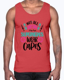Not All Superheros Style Style 1138#- nurse- Cotton Tank