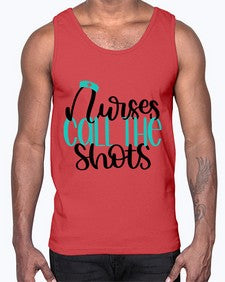 Nurses Call The Shots Style Style 1236#- nurse- Cotton Tank