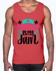 Nursing Is My Jam Style Style 1273#- nurse- Cotton Tank