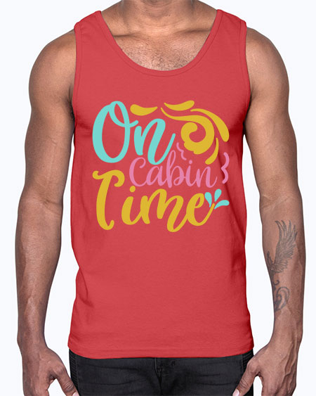 ON CABIN TIME Style 59#- summer- Cotton Tank