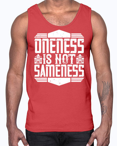 Oneness is not sameness Style 336#- architect- Cotton Tank