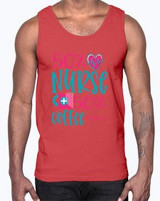 Percent Nurse Percent Coffee Style 1306#- nurse- Cotton Tank