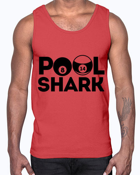 Pool shark 566#- billards- Cotton Tank