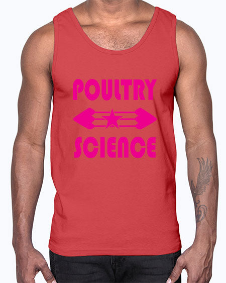 PoultryScienceScience tshirt design PoultryScience Sciencetshirtdesign 158#- general science- Cotton Tank