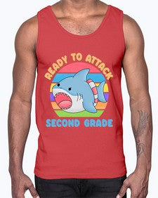 Ready to Attack second Grade 714#- second grade- Cotton Tank