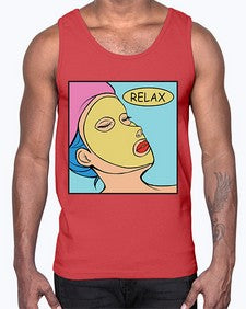 Relax 1013#- art pop art- Cotton Tank