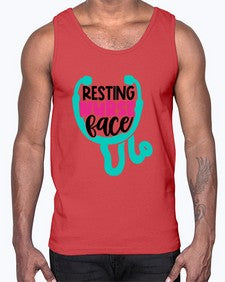 Resting Nurse Face Style Style 1355#- nurse- Cotton Tank