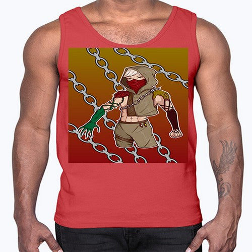 Rose and demon 75#- anime- Cotton Tank