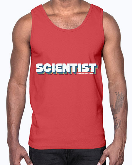 SCIENTISTFunnyJobLimitedEditionScientistSkinite Scientist Skinite 41#- general science- Cotton Tank