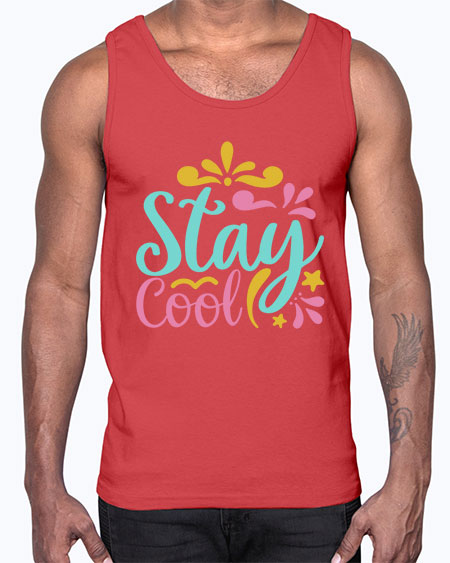 STAY COOL Style 3#- summer- Cotton Tank