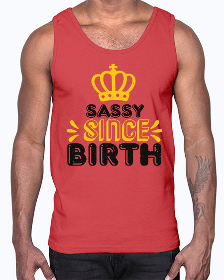 Saddy since birth Style 198#- baby shower- Cotton Tank