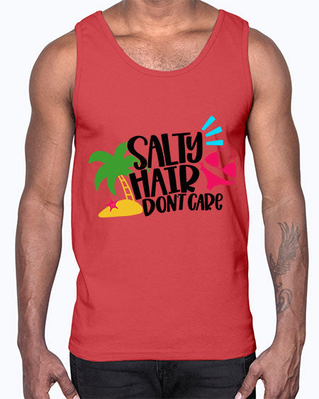 Salty Hair Dont Care Style 29#- summer- Cotton Tank