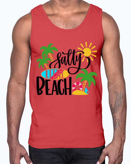 Satly Little Beach Style 26#- summer- Cotton Tank