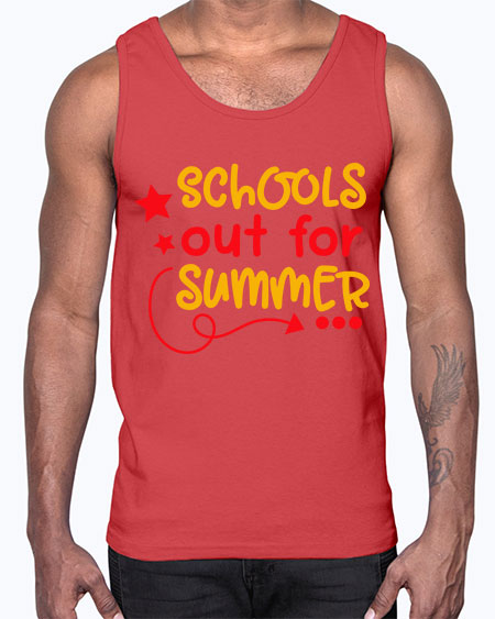 SchoolsOutSummer 83#- summer- Cotton Tank