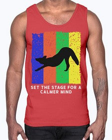 Set the Stage 515#- yoga- Cotton Tank