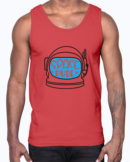 Spacedude 12#- space- Cotton Tank