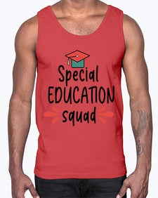 Special Education squad 886#- graduation- Cotton Tank