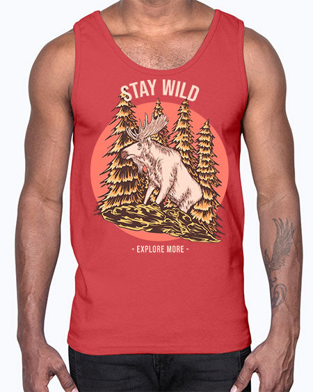 Stay Wild 16#- nature- Cotton Tank