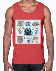 Straight Aquarius 468#- aquarius- Cotton Tank