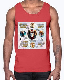 Straight Aries 469#- aries- Cotton Tank