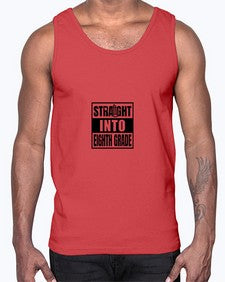 Straight into eighth grade 888#- eighth grade- Cotton Tank