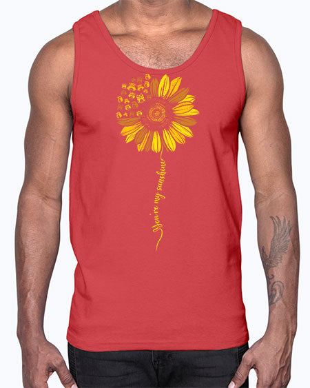 Sunflower Owl You Are My A TurtleRabbit 19#- owl- Cotton Tank