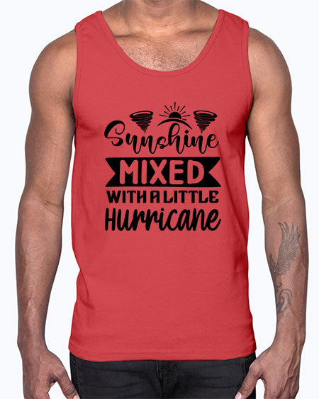 Sunshine mixed with a little hurricane 01#- summer- Cotton Tank