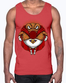 Super donut 243#- cartoon food- Cotton Tank