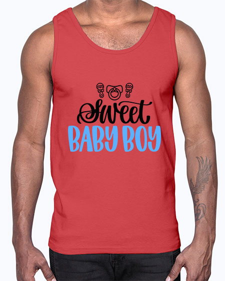 Sweet Baby Boy Style 451#- baby- Cotton Tank