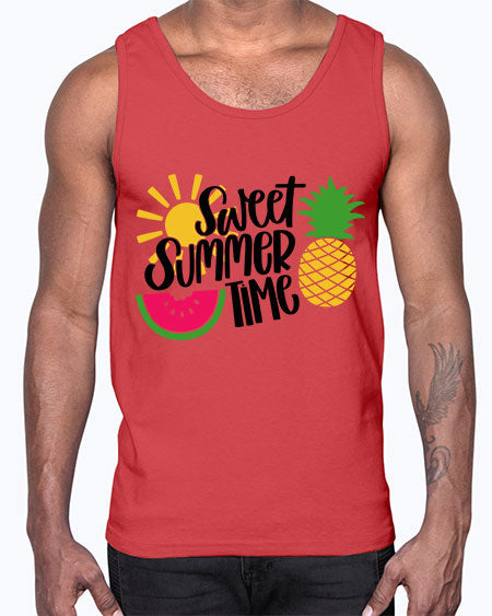 Sweet Summer Time Style 14#- summer- Cotton Tank