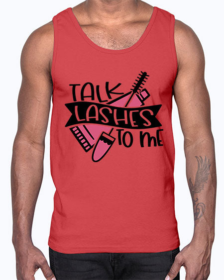 Talk Lashes To Me Style 17#-makeup Cotton Tank