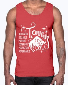 Taurus 491#- taurus- Cotton Tank