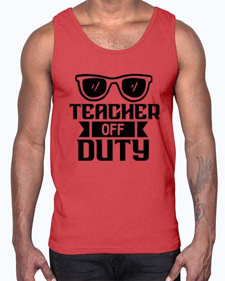 Teacher off duty 01#- summer- Cotton Tank