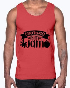 Teaching Is My Jam Style 1482#- teacher- Cotton Tank