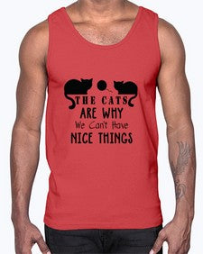 The Cats Style 118#- cats- Cotton Tank