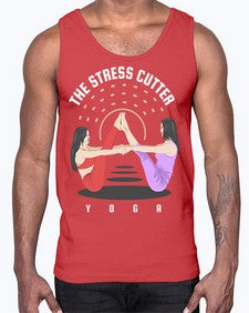 The Stress Cutter 562#- yoga- Cotton Tank