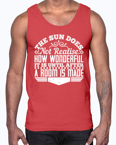 The Sun does not realise how wonderful it is until after a room is made Style 435#- architect- Cotton Tank