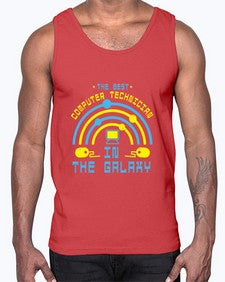 The best computer technician in the galaxy 13#- computer- Cotton Tank