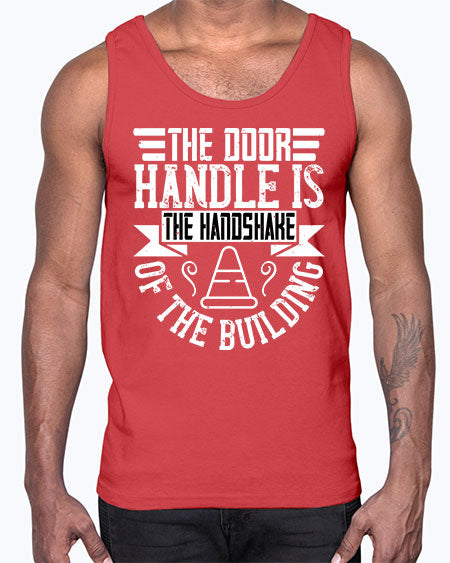 The door handle is the handshake of the building Style 420#- architect- Cotton Tank
