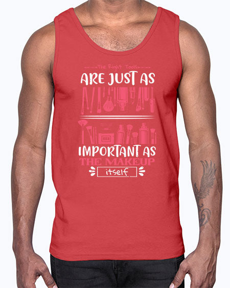 The right tools are just as important as the makeup itself Style 181#-makeup Cotton Tank