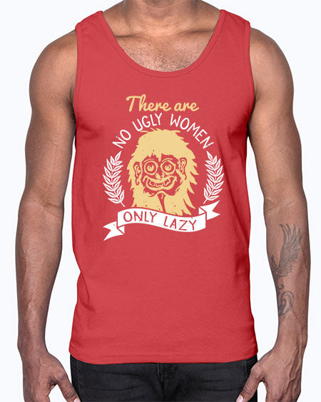 There are no ugly women only lazy Style 179#-makeup Cotton Tank