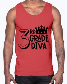 Third Grade Diva 953#- third grade- Cotton Tank