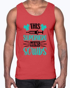 This Superhero Wears Style Style 1566#- nurse- Cotton Tank