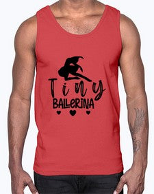 Tiny ballerina 203#- ballet- Cotton Tank